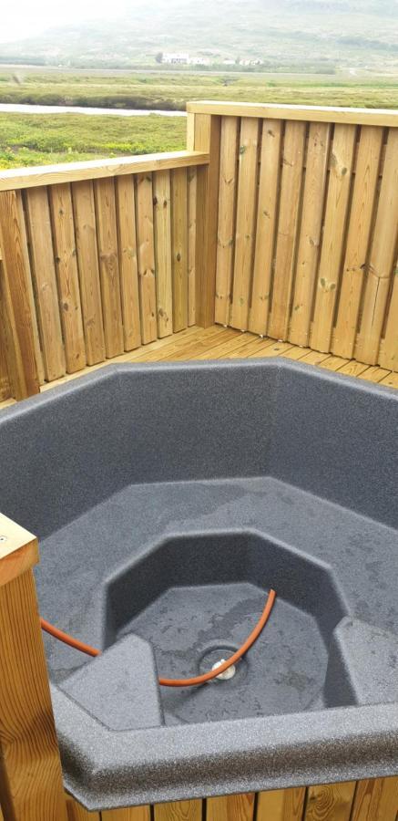 Hvammur 5 With Private Hot Tub Drangsnes Bagian luar foto